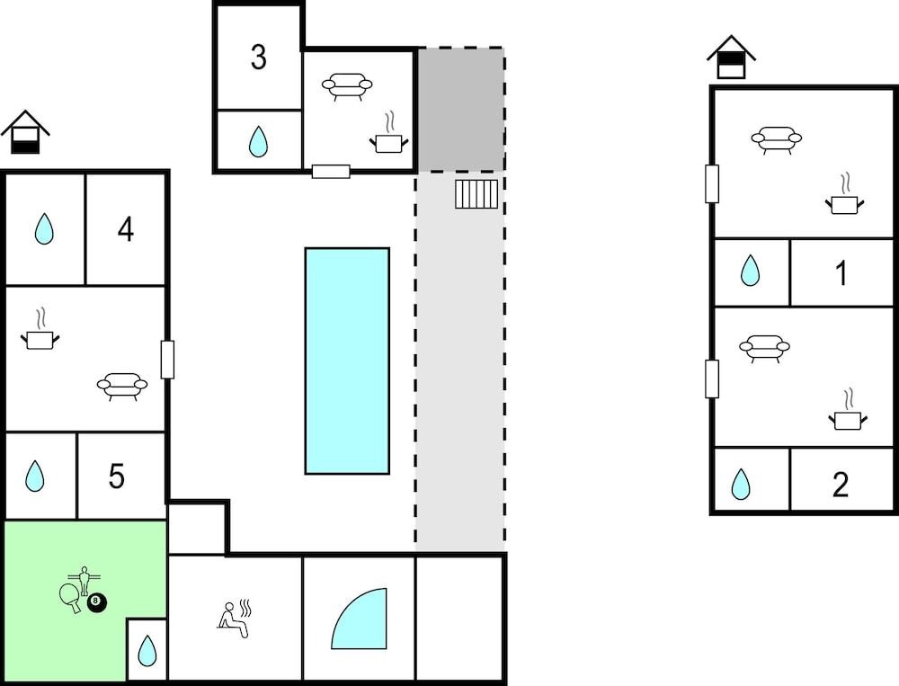 Stunning Home In Repusnica With 5 Bedrooms, Wifi And Outdoor Swimming Pool