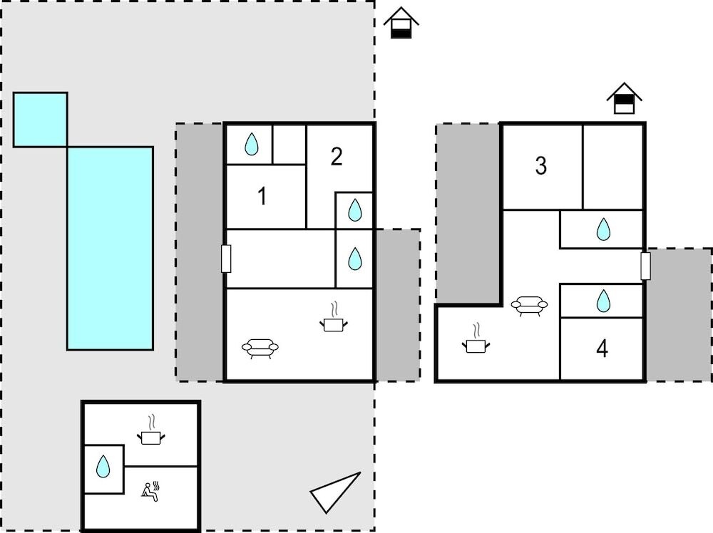 Awesome Home In Gruda With Outdoor Swimming Pool, Hot Tub & 4 Bedrooms