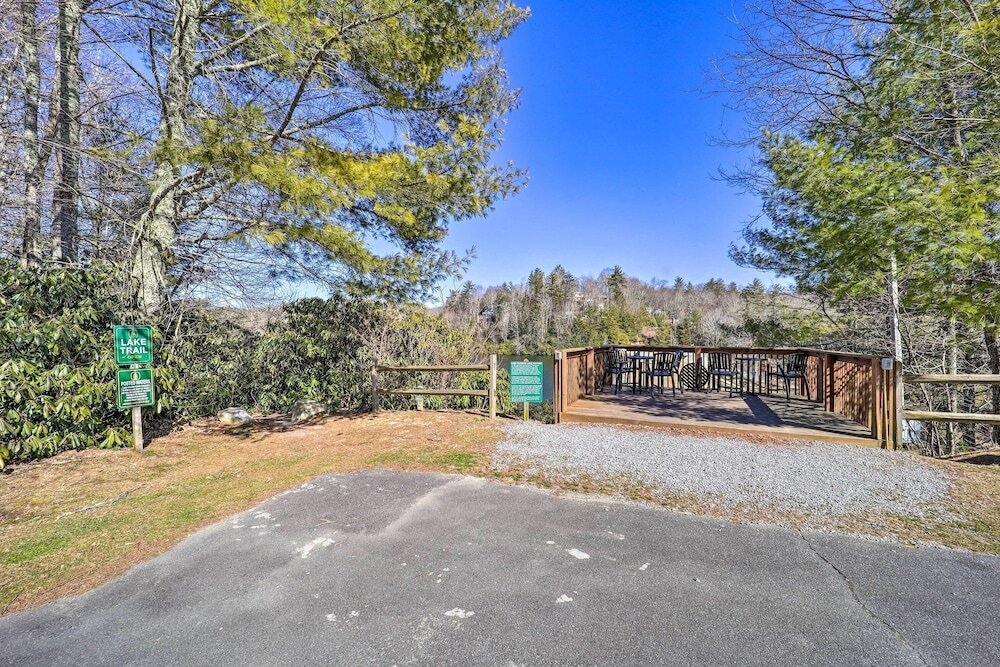 Near Lake + Trails: Rustic Newland Cabin w/ Deck!