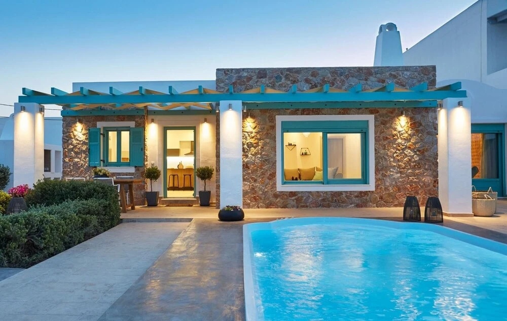 Almyriki Beach Villa Santorini 3 Bedroom Villa With Private Pool