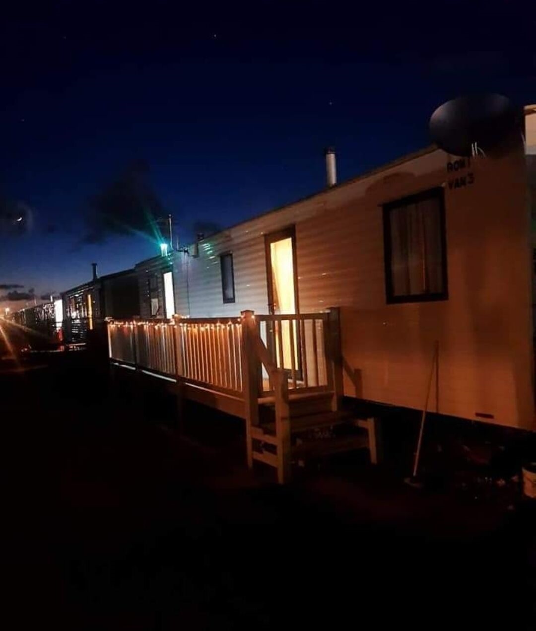 Lovely Caravan At Ingoldmells Just Behind Sealands