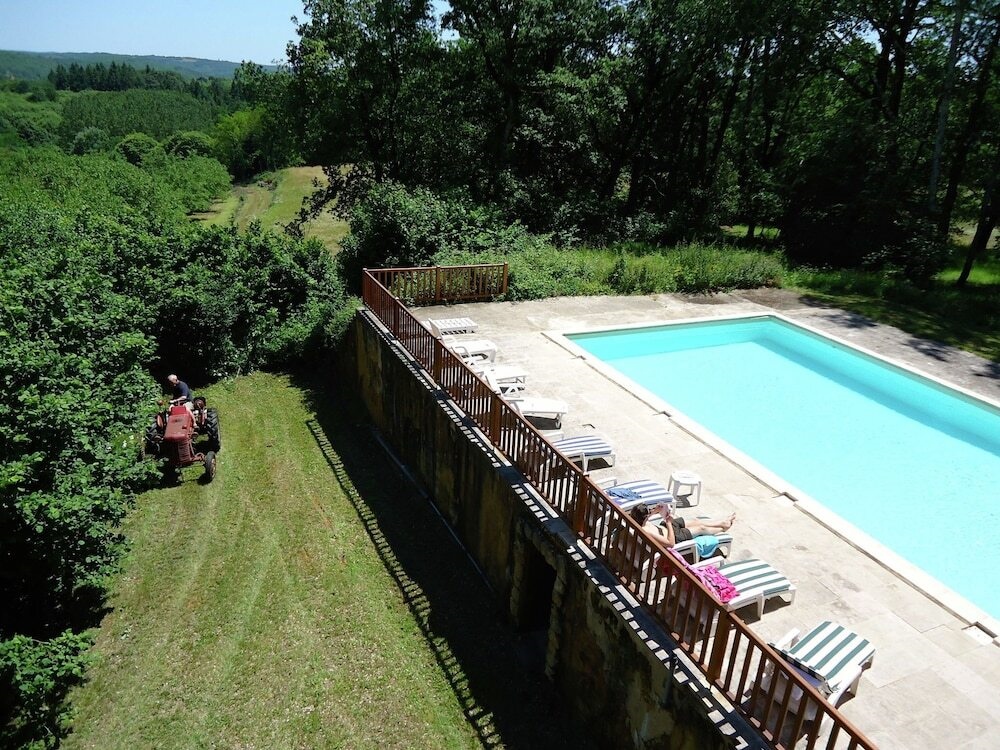 Large Country House With Private Pool And A Nice View Over A Green Landscape