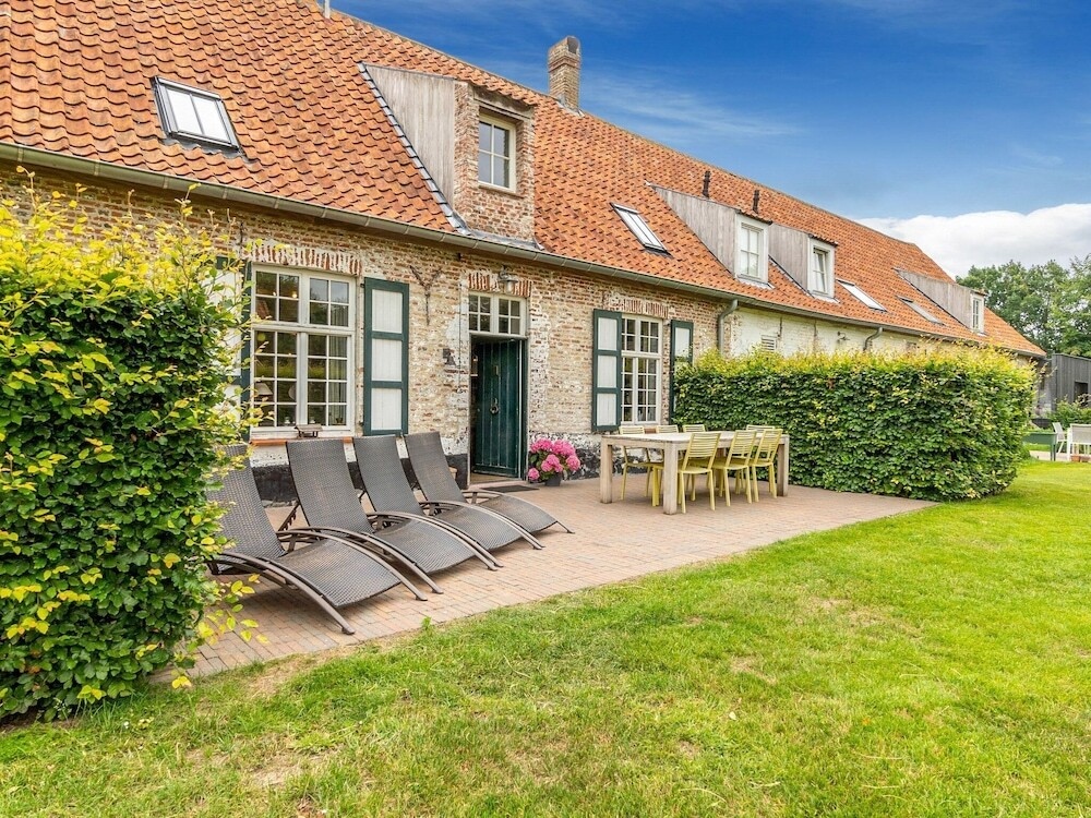 Manor House Is Part Of An Authentic Farm Complex In The Middle Of The Polder Landscape Near Damme