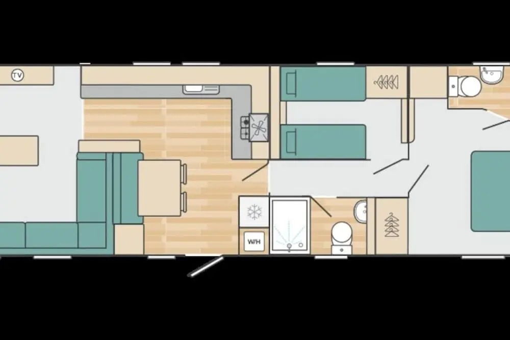 Lovely 2-bed Caravan in Seton Sands