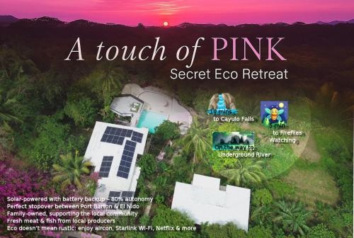 A touch of pink secret garden resort