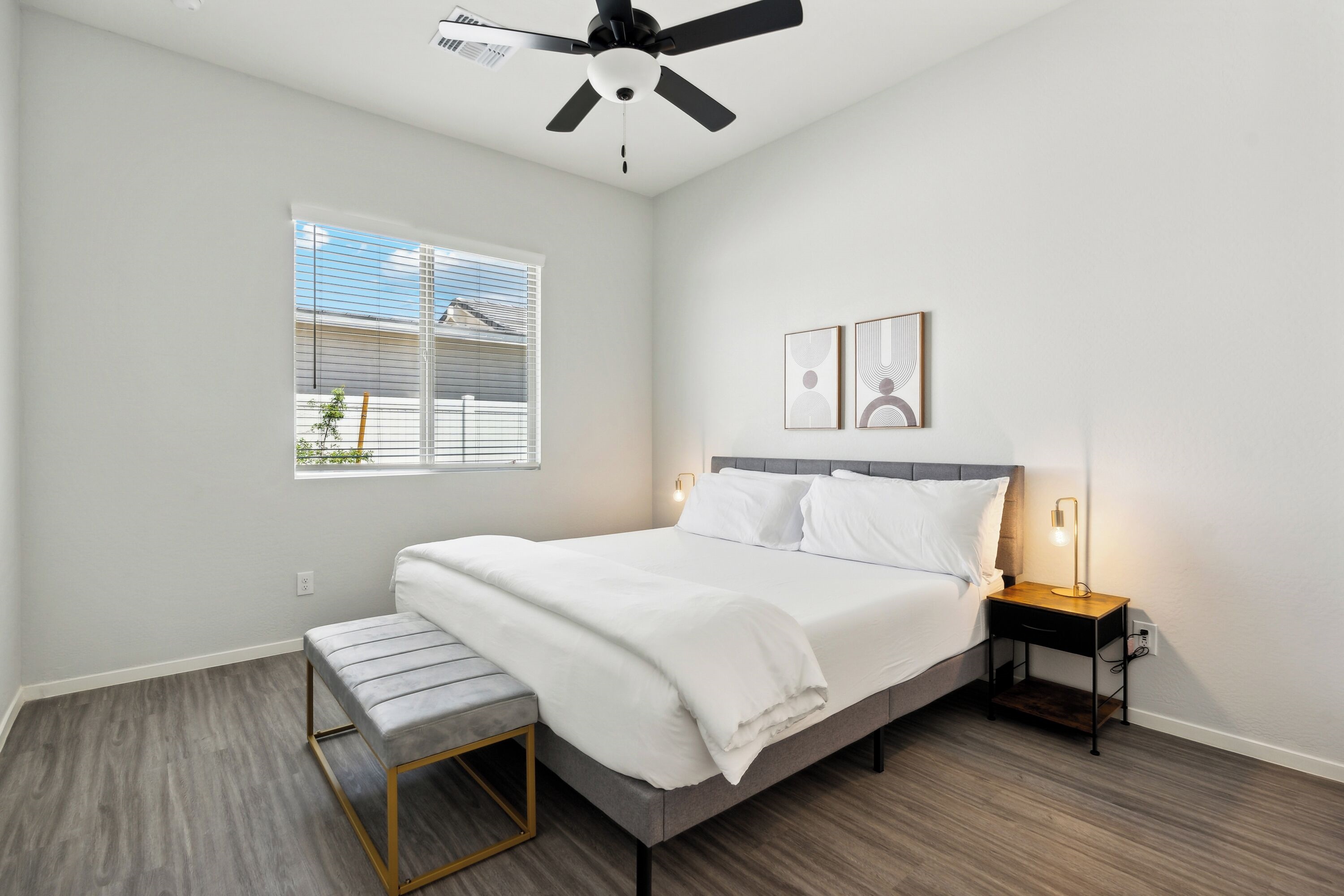 Gleaming Contemporary Home Pool BBQ