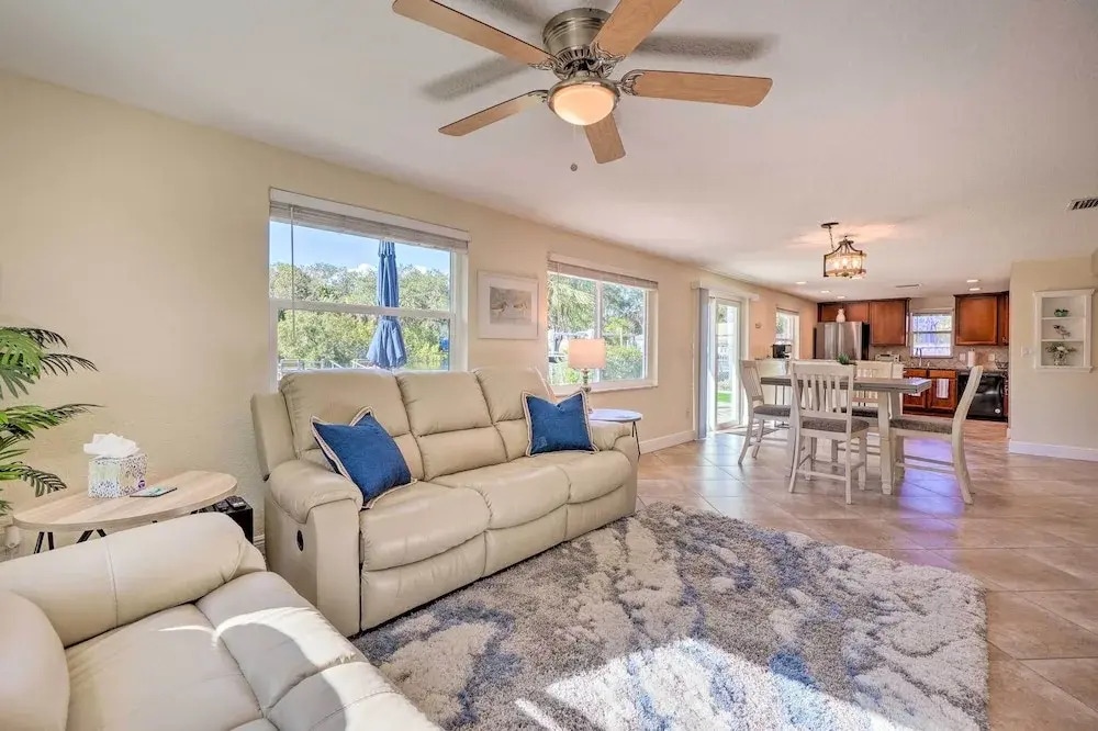 Riverfront Home w/ Putting Green & Boat Dock!