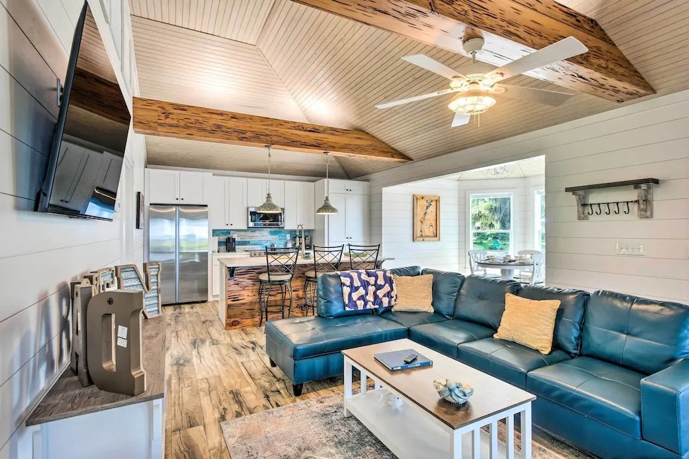 Riverfront Darien Cottage w/ Private Dock!