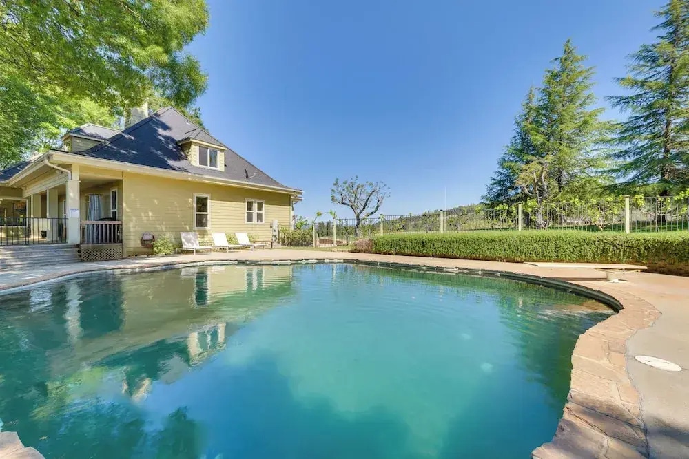 Kelseyville Home w/ Private Pool & Vineyard Views!