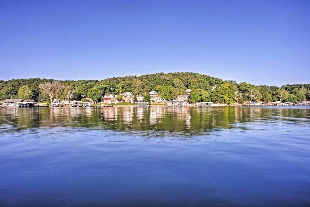 Boat Dock, Game Room: Lakefront Sunrise Beach Home