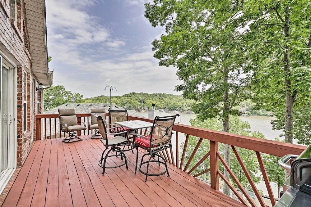 Dock & Waterfront Deck! Lake of the Ozarks Home