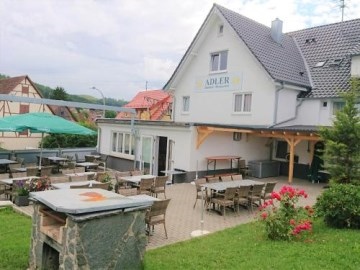 Gasthaus Adler Double Room With Private Bathroom and Garden View