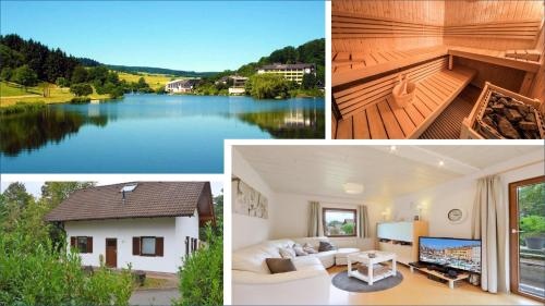 Seepark Kirchheim Ferienhaus bei Zeta mit Sauna