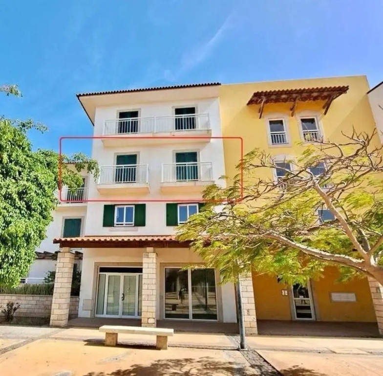 2bed-vila-verde Sal Cape Verde-balcony-pool