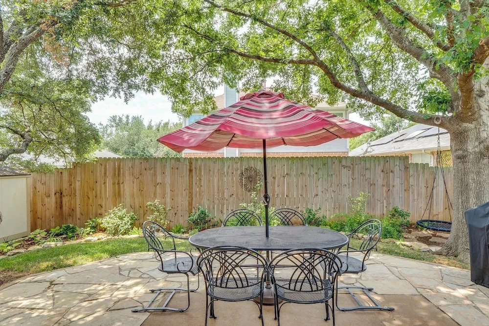 Fenced Yard + Patio: Family Home in Round Rock