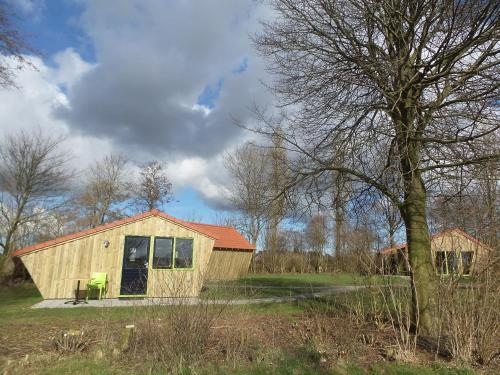 De Horizon, slapen in hutten