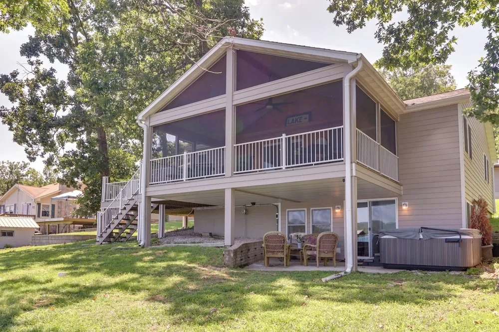 Dock & Hot Tub: Lakefront Camdenton Haven!