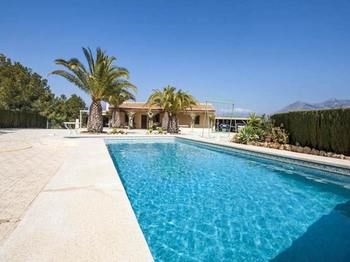 Villa With 3 Bedrooms in La Nucia, With Wonderful sea View, Private Pool and Enclosed Garden - 4 km From the Beach