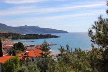 Akrogiali, means seashore/ Comfort on the beach