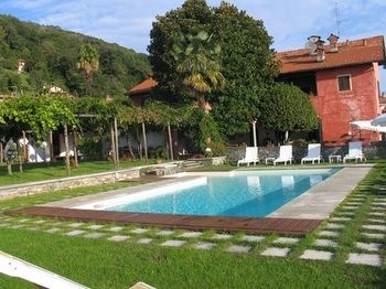Apartment With 2 Bedrooms in Massino Visconti, With Wonderful Lake View, Shared Pool, Enclosed Garden Near the Beach