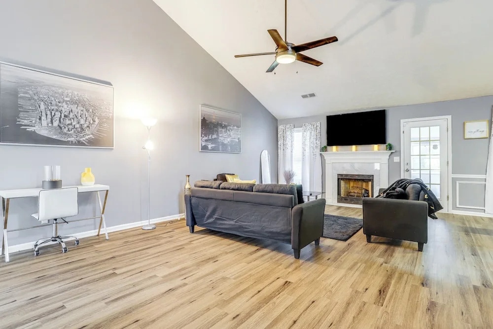 Close to Shopping: Pet-friendly Lawrenceville Home