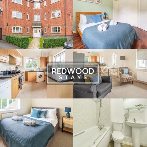 2 Bedroom Apartment Business & Contractors FREE Parking & Netflix By REDWOOD STAYS