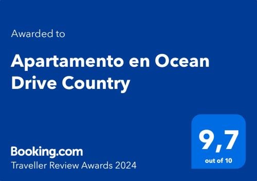 Apartamento en Ocean Drive Country