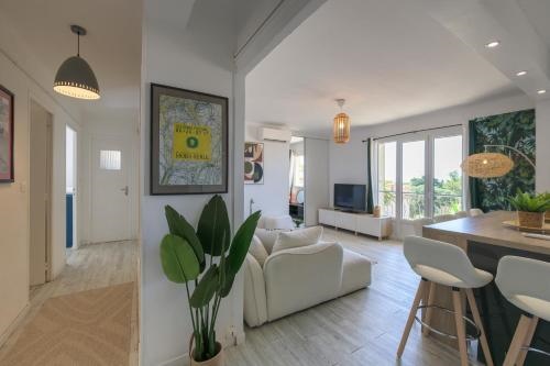Appartement design avec vue mer