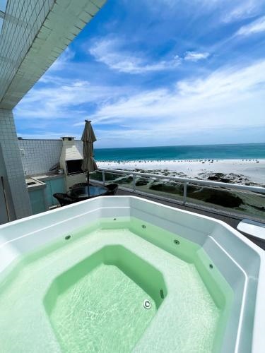 Cobertura Luxo Com Jacuzzi Orla Praia Grande