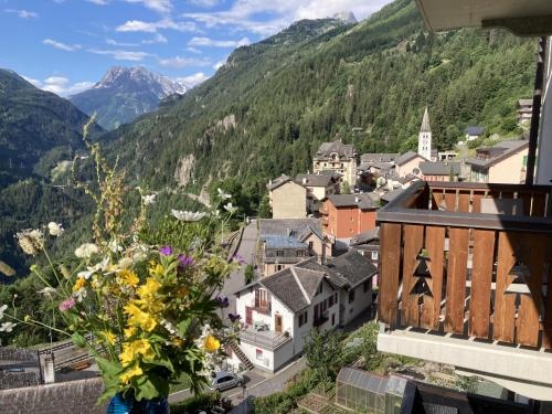 Bel appartement 2.5 pieces avec balcon, magnifique vue sur le glacier des Grands