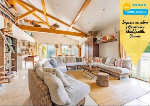 La Quietude maison paisible avec piscine