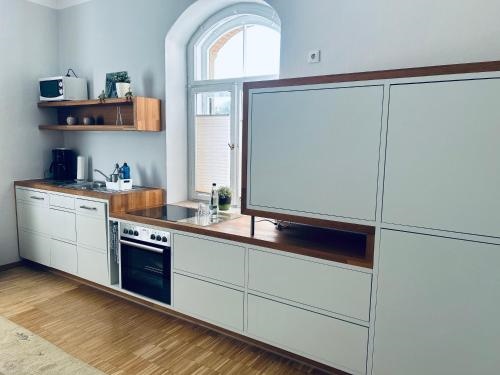 Schlosspark Apartment I 80qm I 3 Betten I bei Dresden