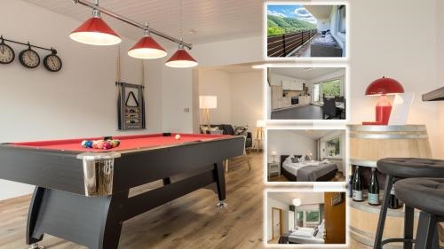 Elbling Appartement for 4 6 People Billiards 2 Bedrooms 2 Bathrooms Balcony with Mosel View Parking Wine Barrel Bar Fully Equipped Kitchen Netflix WaipuTV 3 km from Cochem