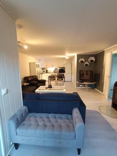 3-roms leilighet, innsjekk uten vert. Egen inngang