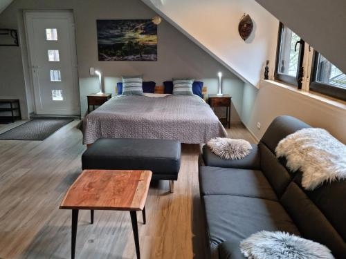 Ruhige Unterkunft - Dachterasse und Panoramablick