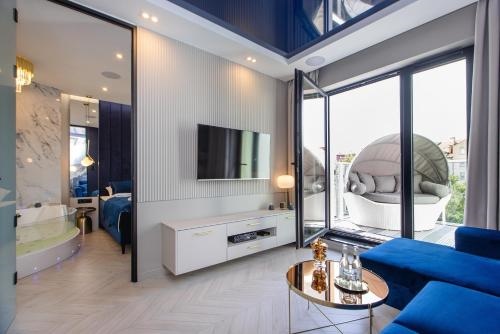 Apartament LUNA z jacuzzi Premium na Mazurach