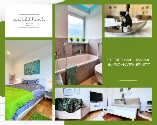 4 Sterne Ferienwohnung Waldblick Schweinfurt