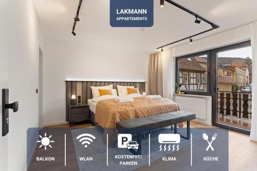 1-2 Personen - Parkplatz - Zentrum - Kuche - Balkon - Klima