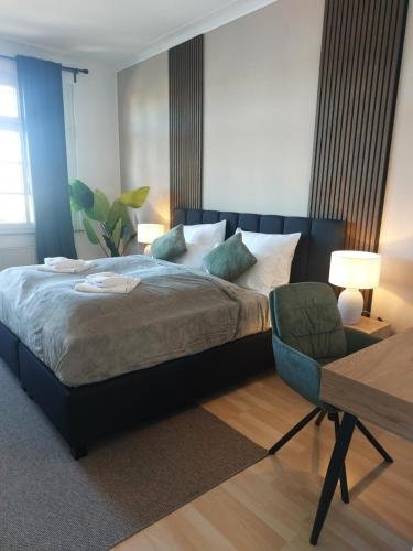 maremar - 116qm mit 2 Schlafzimmern - Perfekt fur Familien - Holzmarkt - Luxus Boxspringbetten - Kuche - Balkon - Arbeitsplatze