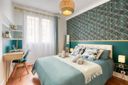 Appart Cosy 4 personnes avec Parking a 20 min de Paris en Metro Ligne 4