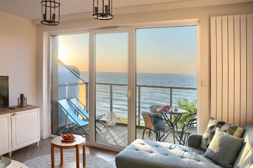 Apartament Okrzei z bezpo?rednim widokiem na morze Nadmorski Luksus Apartamenty