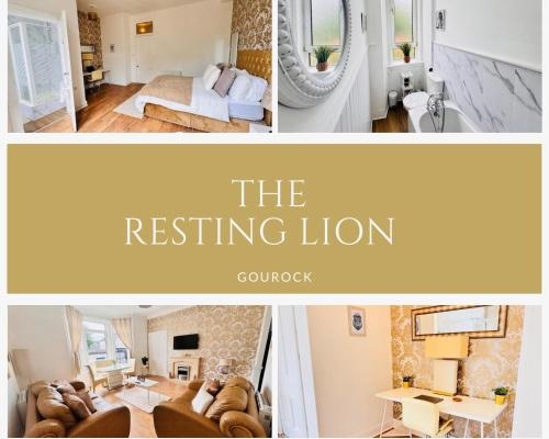 THE RESTING LION - Gourock Town Center Holiday Home Apartment