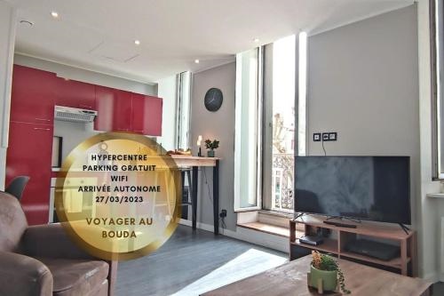 Le Bouda avec un balcon vue sur la Republique