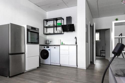 Apartment mit vier Einzelboxspringbetten - Netflix