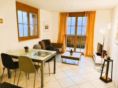 Ferienwohnung Pfrundmatte mit dem Panoramablick