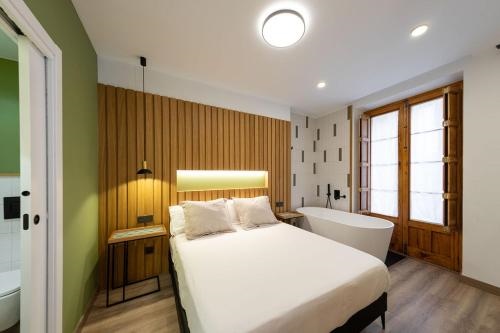 Precioso loft con banera de isla