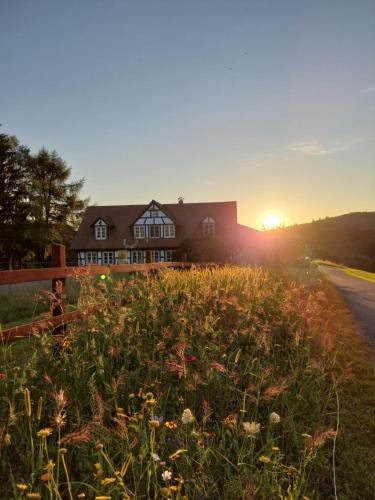Fachwerkhaus mitten in der Natur