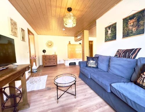 Ferienwohnung nahe Schloss Kuckuckstein,Infrarotsauna, Hunde