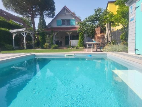 Zamardi private villa with own pool and huge garden 150m to longest free beach at Balaton