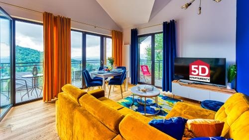 Apartament Penthaus Dwupoziomowy z Klimatyzacj? i 2 ?azienkami 5D Apartamenty